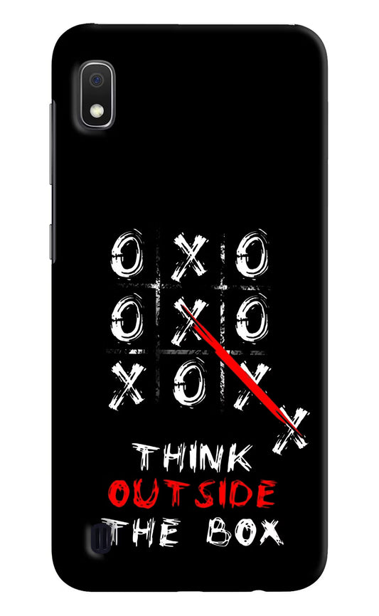 Think out of the BOX Samsung A10 Hard Case Back Cover by Casekaro