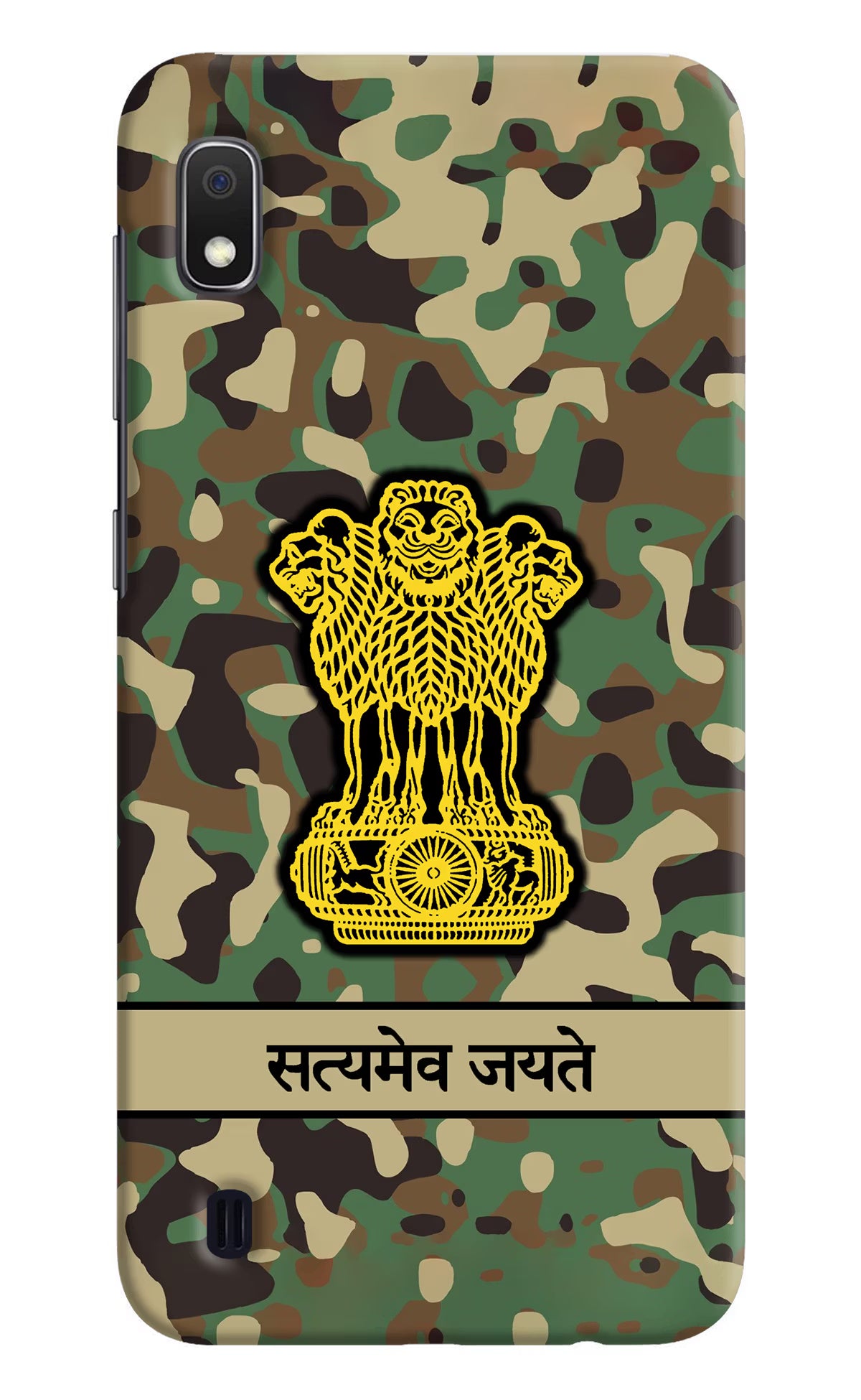 Satyamev Jayate Army Samsung A10 Hard Case Back Cover by Casekaro