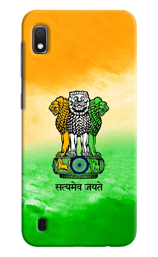 Satyamev Jayate Flag Samsung A10 Hard Case Back Cover by Casekaro