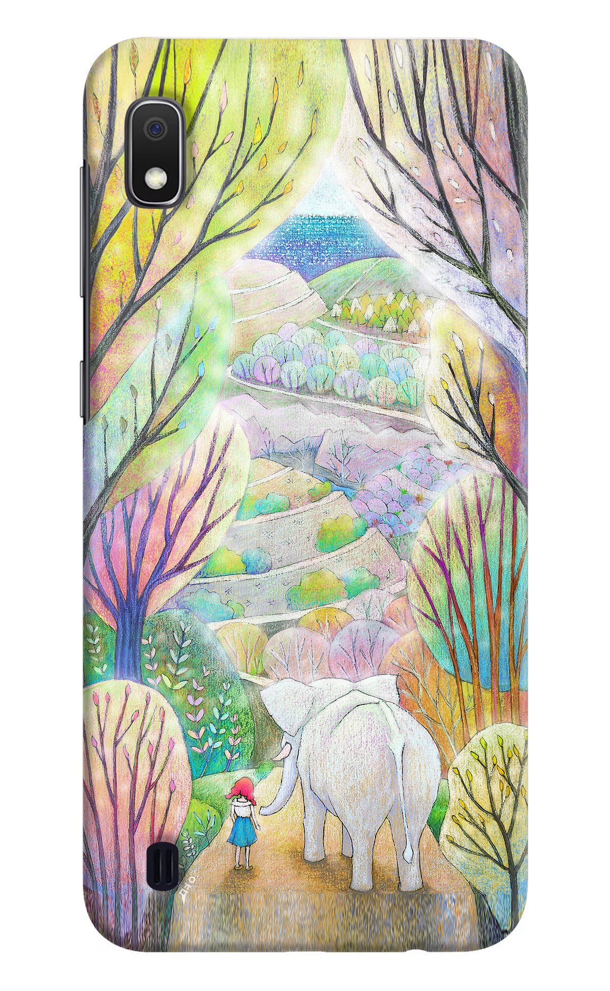 Nature Painting Samsung A10 Hard Case Back Cover by Casekaro