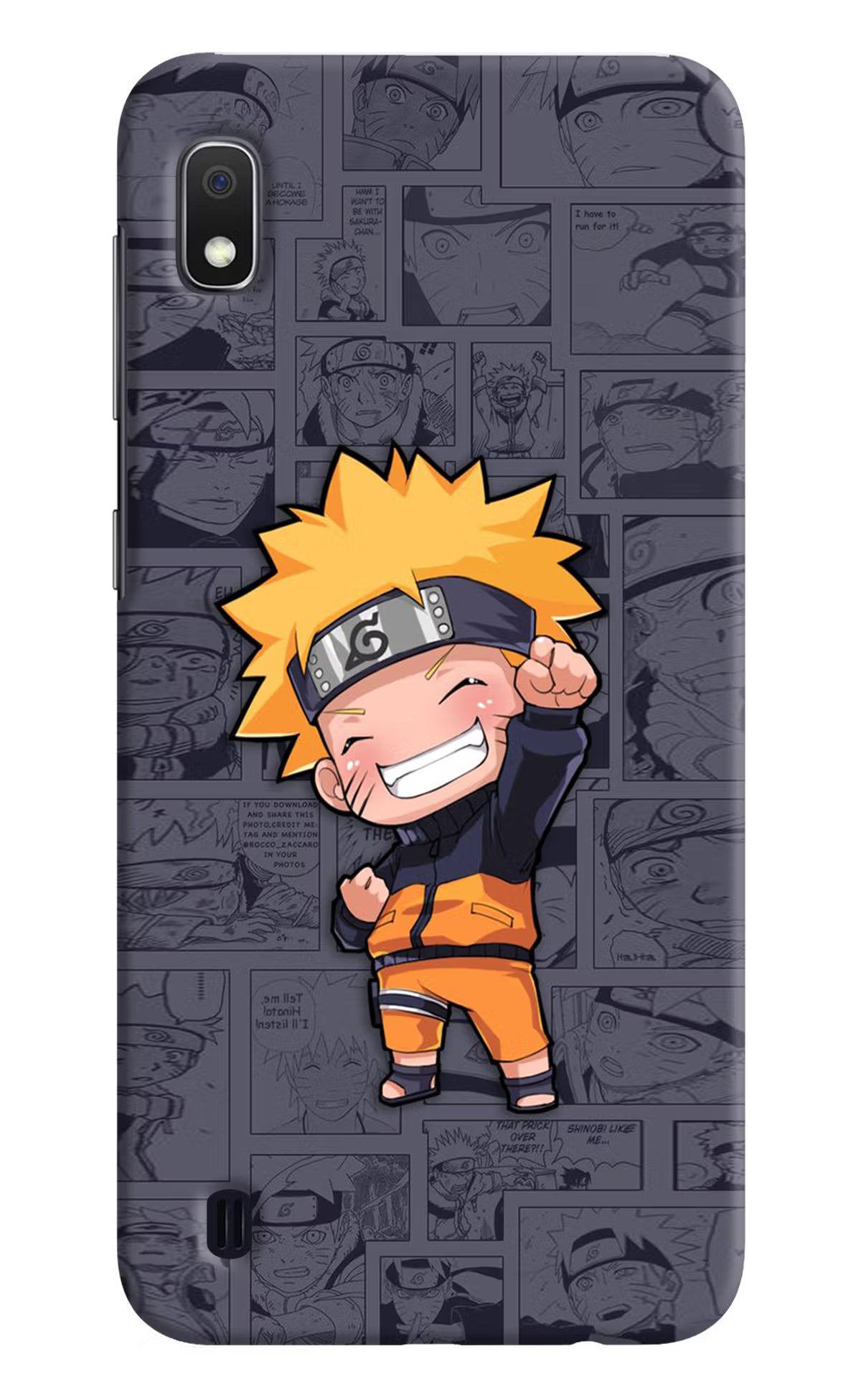 Chota Naruto Samsung A10 Hard Case Back Cover by Casekaro