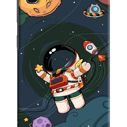 Cartoon Astronaut Samsung A10 Hard Case Back Cover by Casekaro