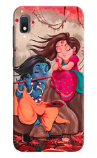 Radhe Krishna Samsung A10 Hard Case Back Cover by Casekaro