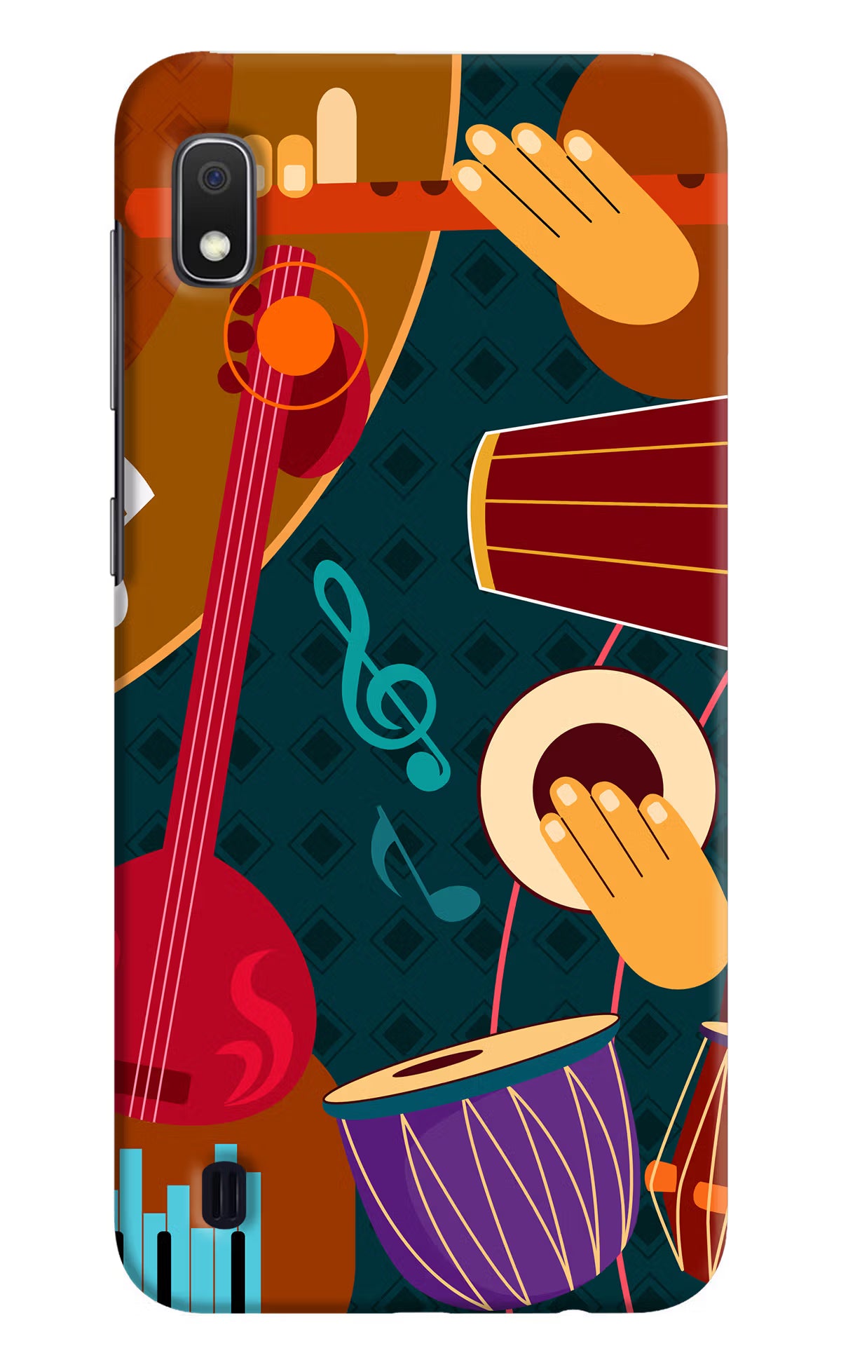 Music Instrument Samsung A10 Hard Case Back Cover by Casekaro