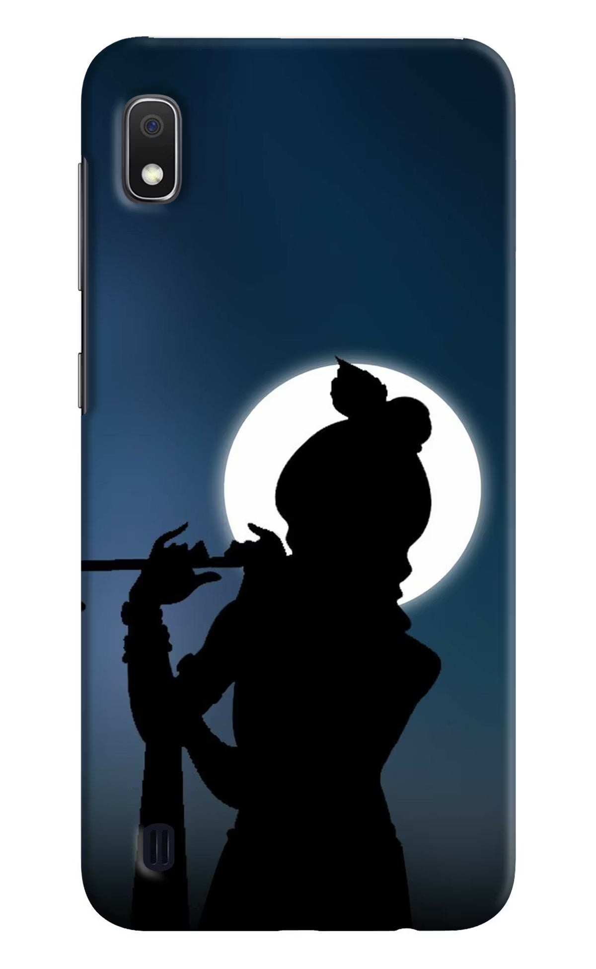 Shri Krishna Silhouette Samsung A10 Hard Case Back Cover by Casekaro