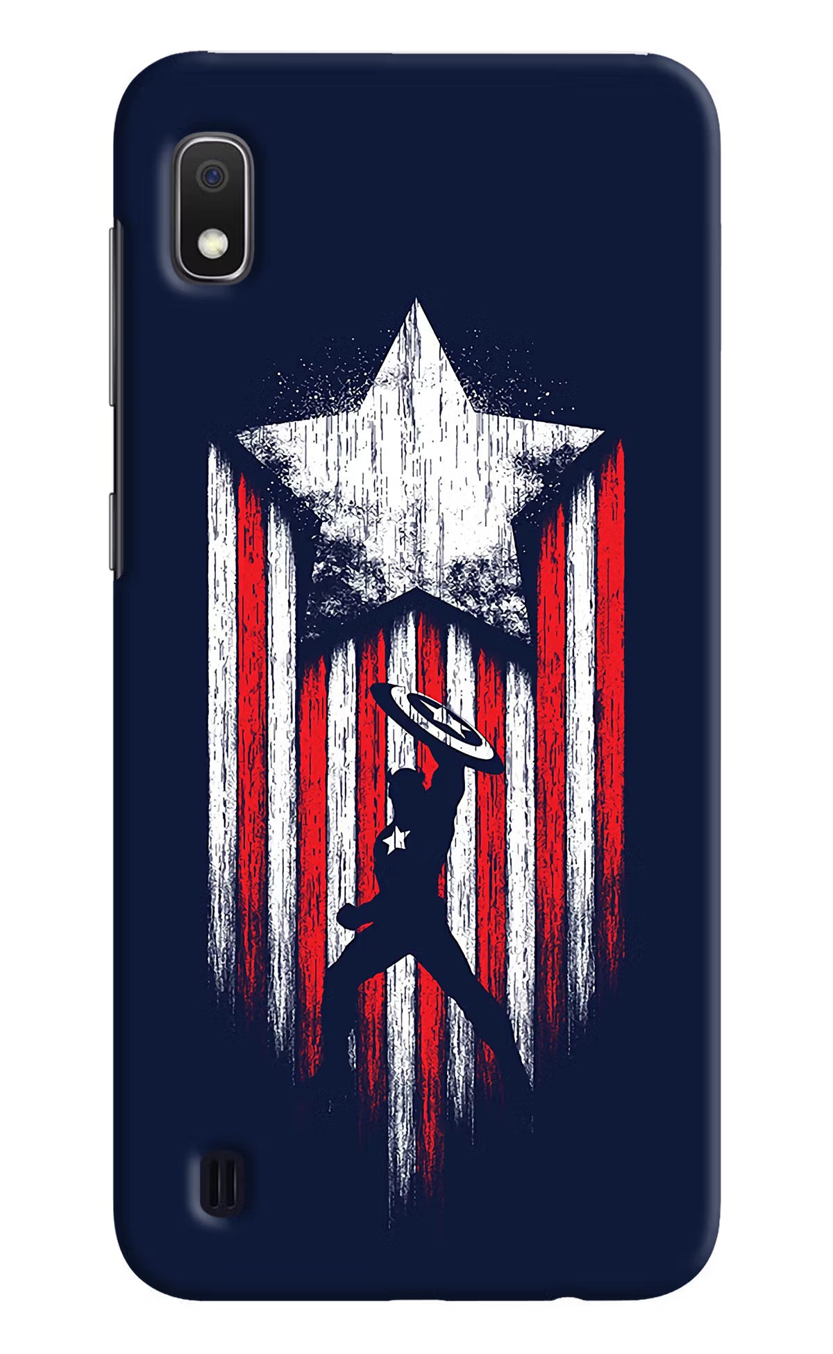 Captain America Marvel Art Samsung A10 Hard Case Back Cover by Casekaro