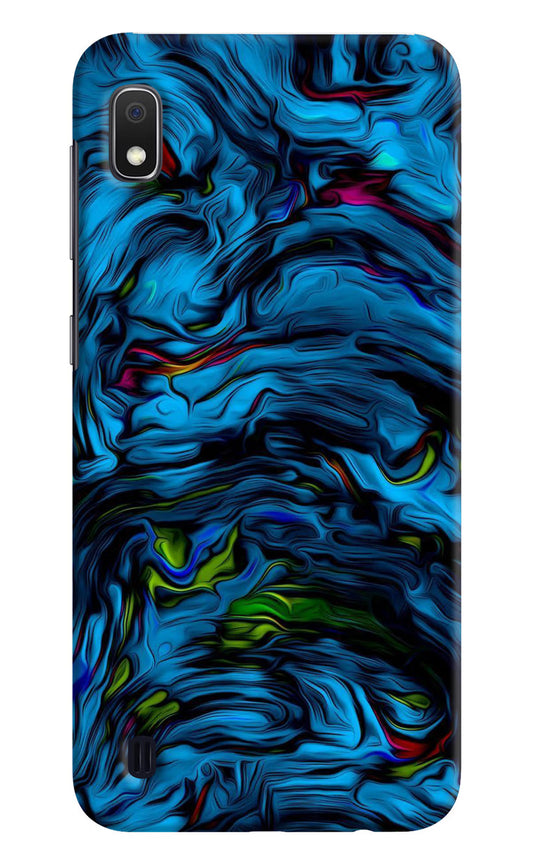 Dark Blue Abstract Samsung A10 Hard Case Back Cover by Casekaro
