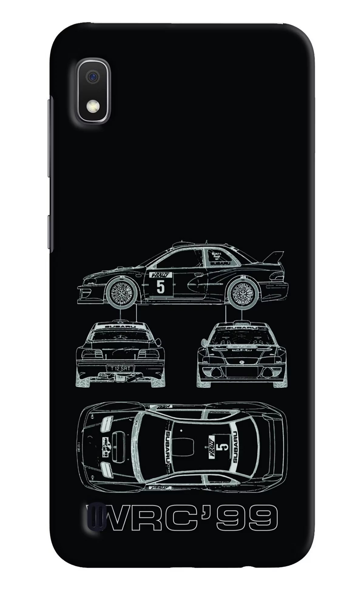 WRC'99 Samsung A10 Hard Case Back Cover by Casekaro