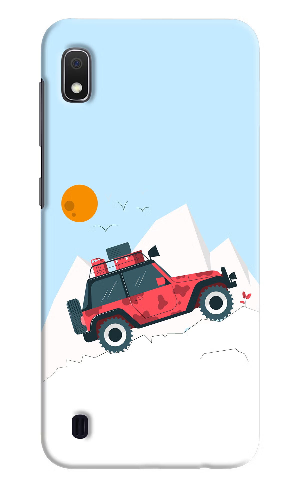 Mountain Trail Beast Samsung A10 Hard Case Back Cover by Casekaro