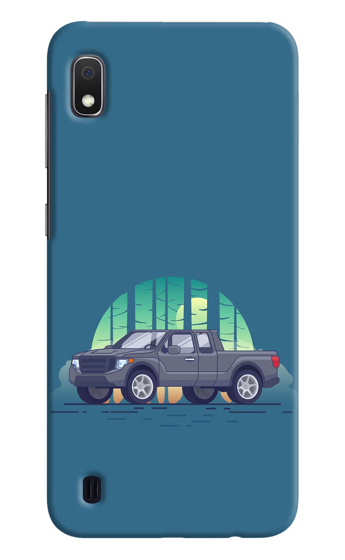 Retro Garage Vibe Samsung A10 Hard Case Back Cover by Casekaro