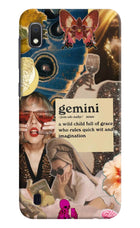 Gemini Zodiac Samsung A10 Hard Case Back Cover by Casekaro