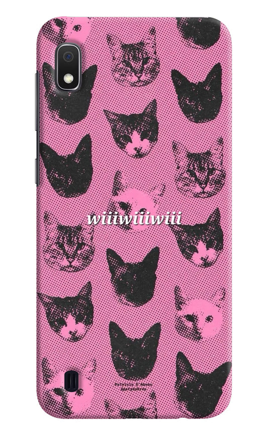 Pink Cats Samsung A10 Back Cover