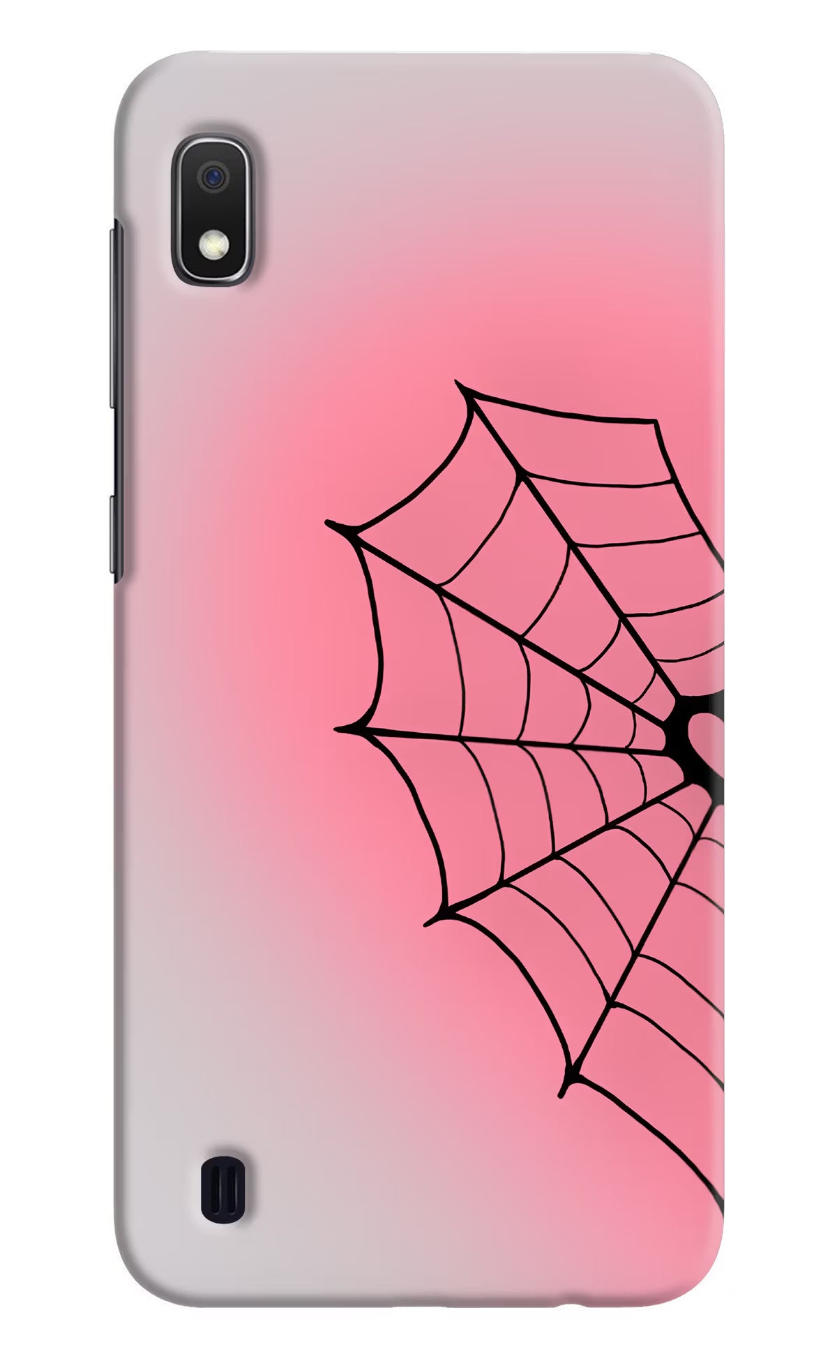 Pink Web Samsung A10 Back Cover