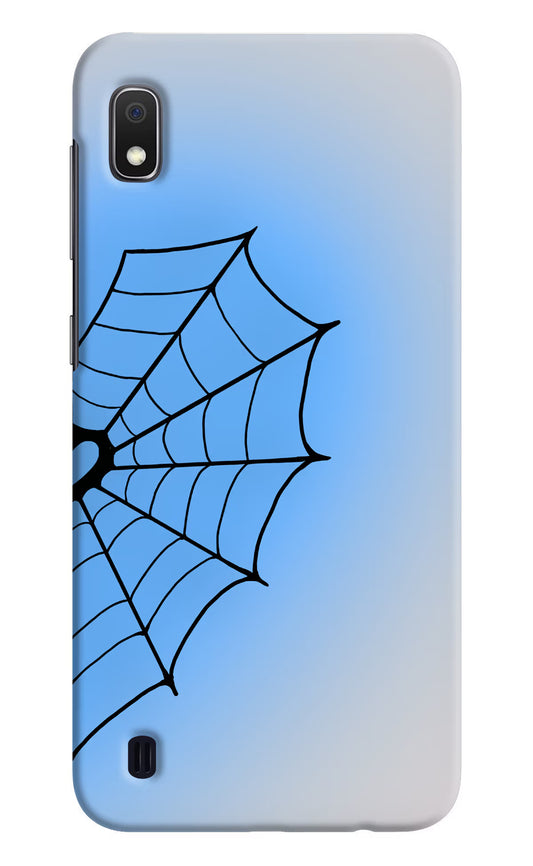 Blue Web Samsung A10 Hard Case Back Cover by Casekaro