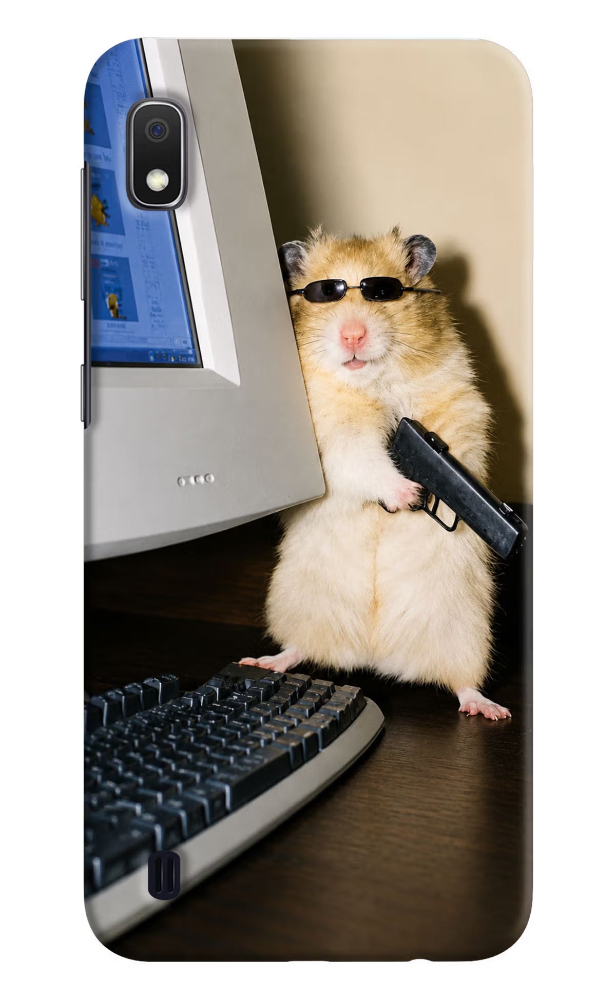 Hacker Hamster Samsung A10 Back Cover