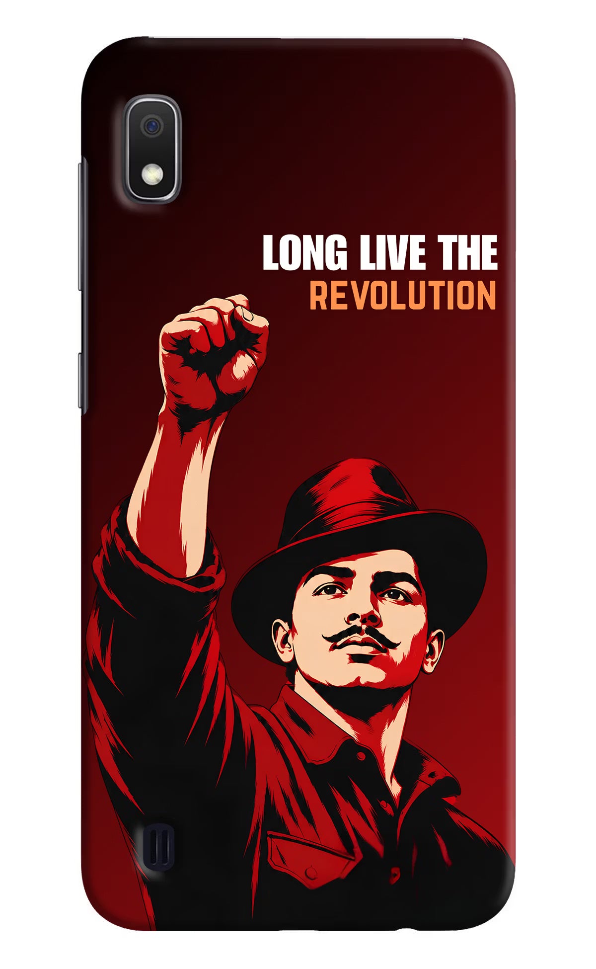 Bhagat Singh Revolution Samsung A10 Back Cover
