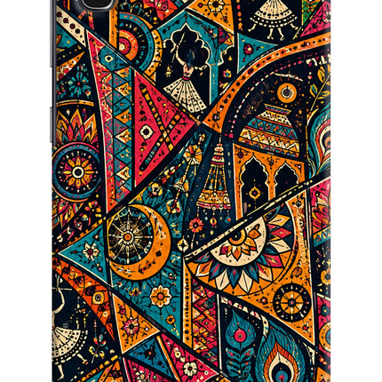 Folk Print Samsung A10 Back Cover