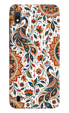 White Mayura Samsung A10 Hard Case Back Cover by Casekaro