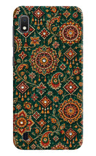 Green Pataka Samsung A10 Hard Case Back Cover by Casekaro
