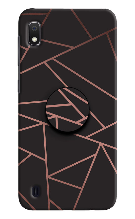 Geometric Pattern Samsung A10 Pop Case by Casekaro