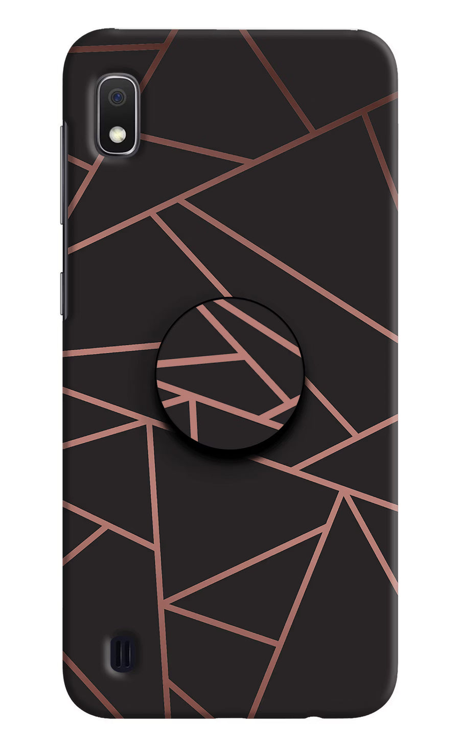 Geometric Pattern Samsung A10 Pop Case, Hard case