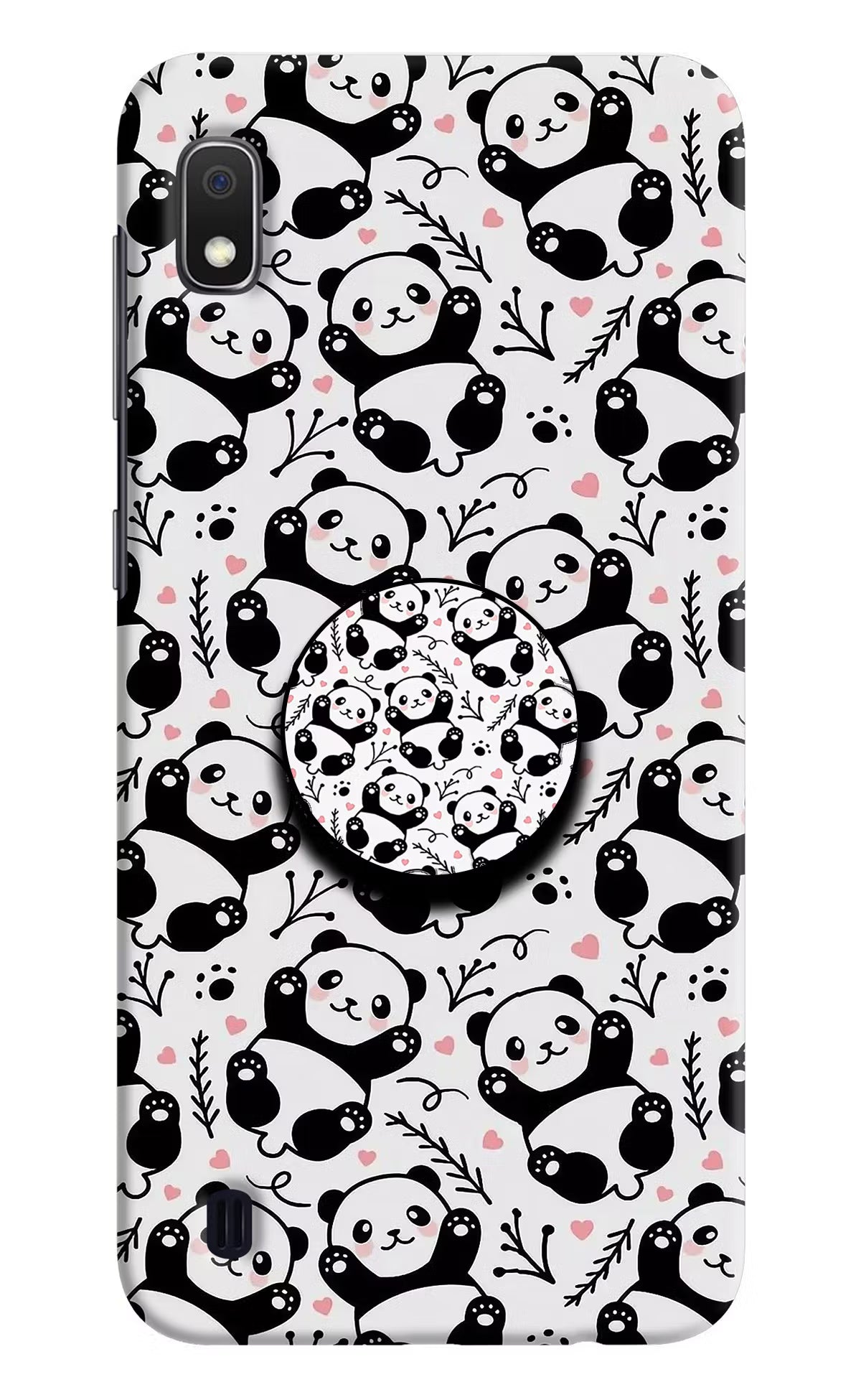 Cute Panda Samsung A10 Pop Case by Casekaro