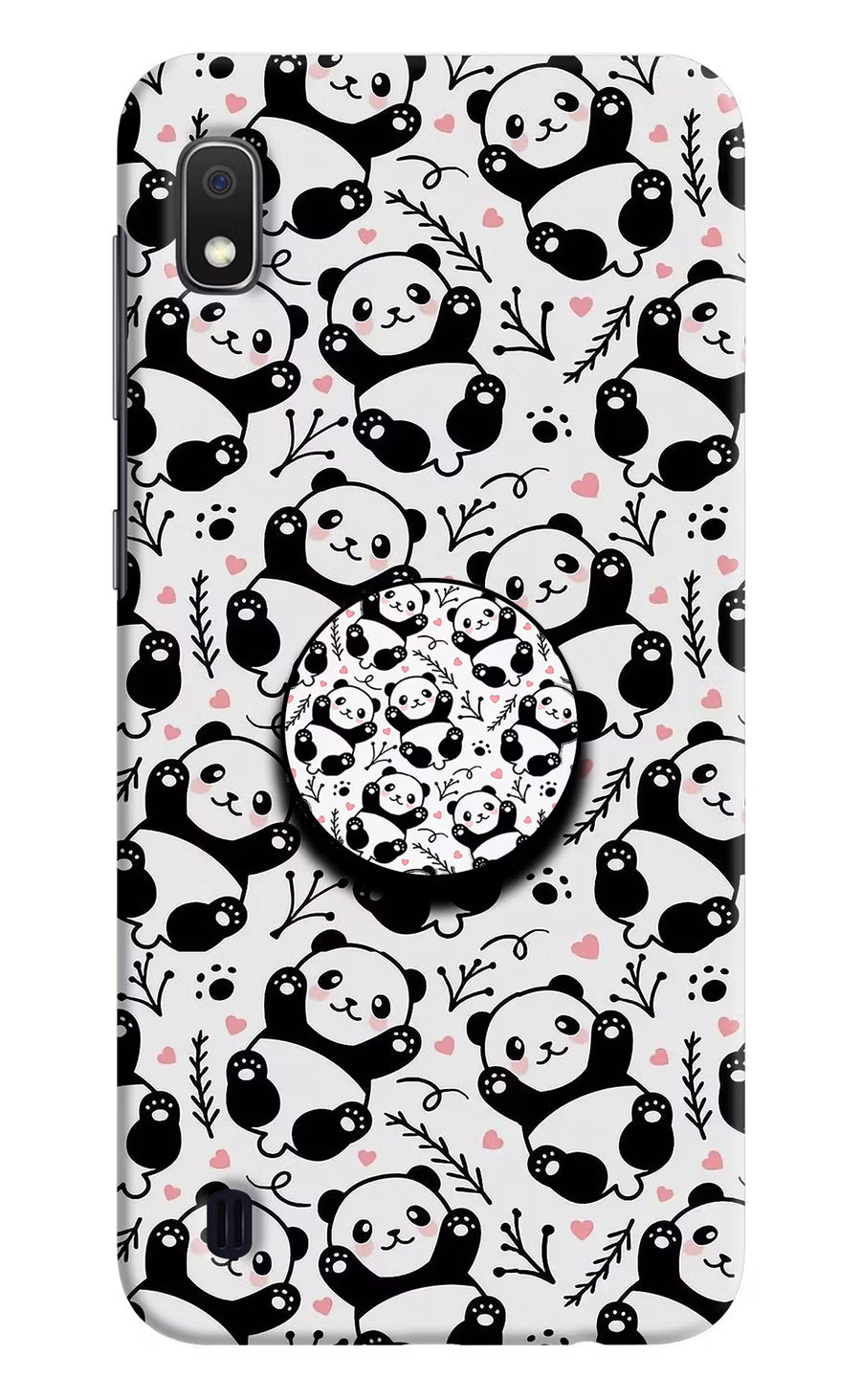 Cute Panda Samsung A10 Pop Case, Hard case