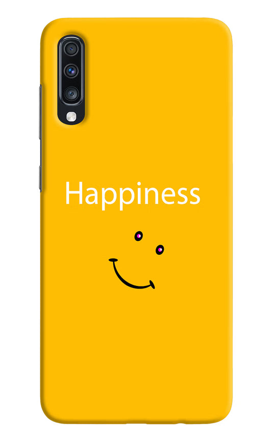 Happiness With Smiley Samsung A70 Hard Case Back Cover by Casekaro