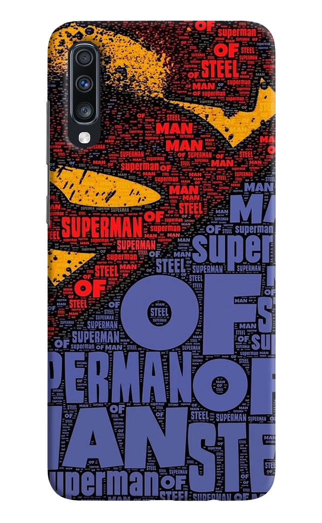 Superman Samsung A70 Hard Case Back Cover by Casekaro