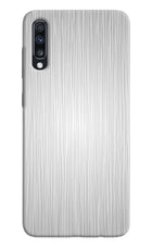 Wooden Grey Texture Samsung A70 Hard Case Back Cover by Casekaro