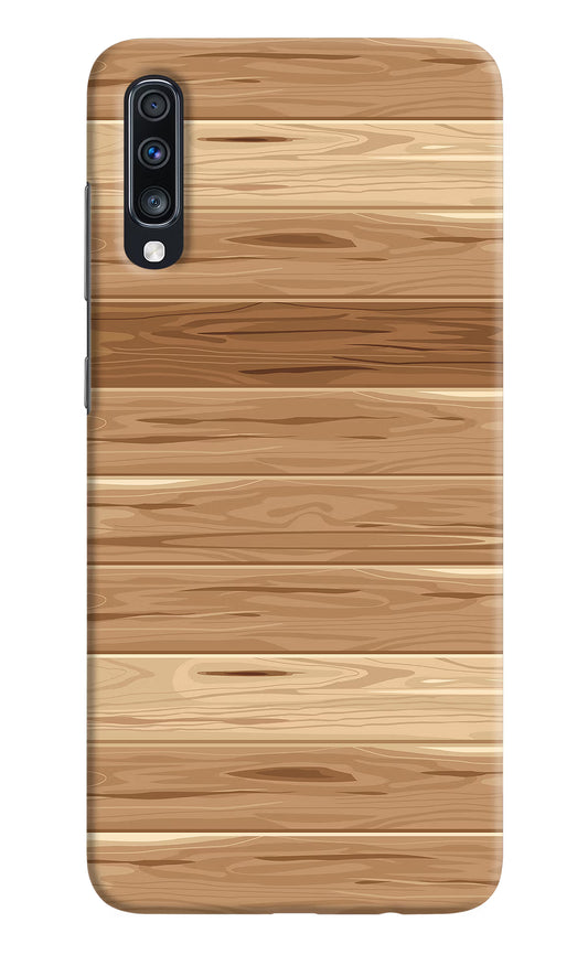Wooden Vector Samsung A70 Hard Case Back Cover by Casekaro