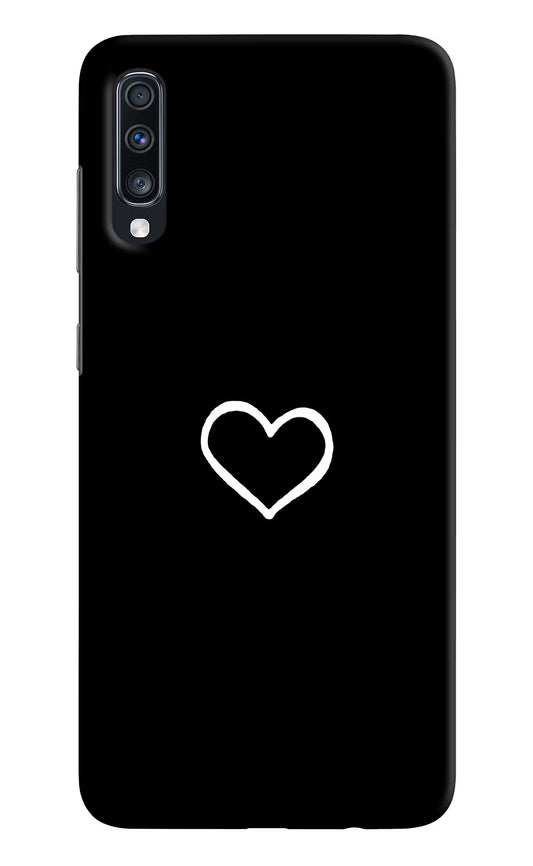 Heart Samsung A70 Hard Case Back Cover by Casekaro