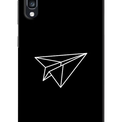 Paper Plane White Samsung A70 Hard Case Back Cover by Casekaro