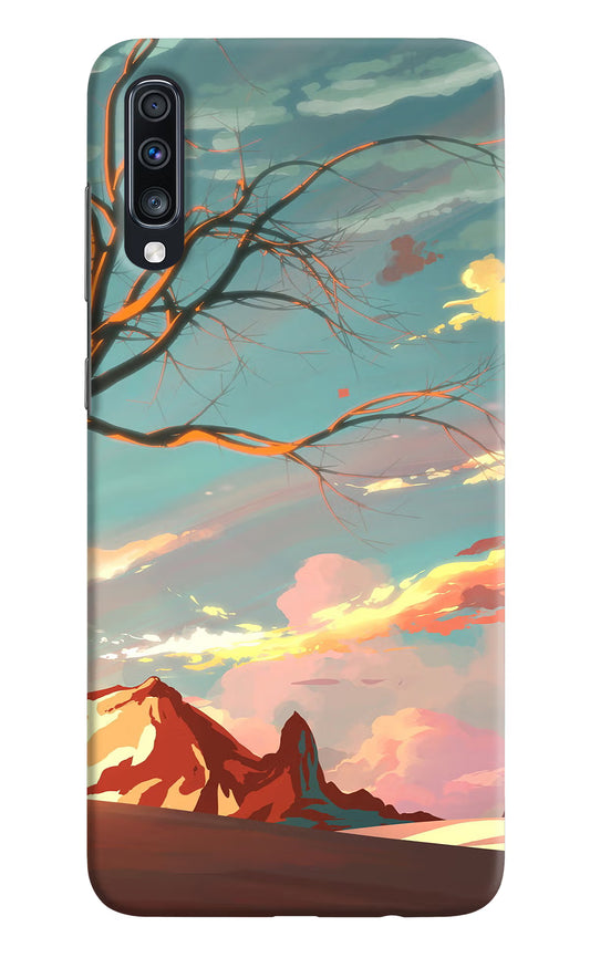 Scenery Samsung A70 Hard Case Back Cover by Casekaro