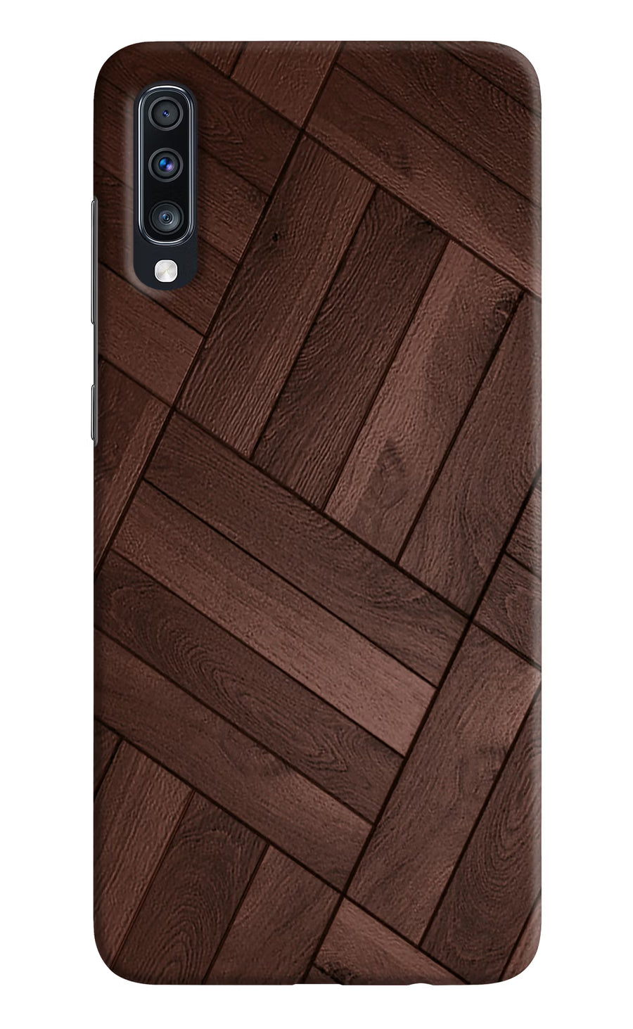 Wooden Texture Design Samsung A70 Back Cover, Hard case