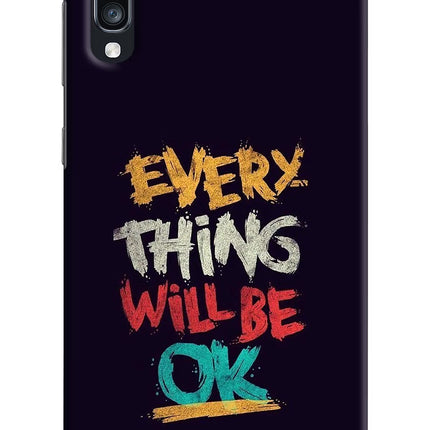 Everything Will Be Ok Samsung A70 Hard Case Back Cover by Casekaro