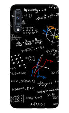 Mathematics Formula Samsung A70 Hard Case Back Cover by Casekaro