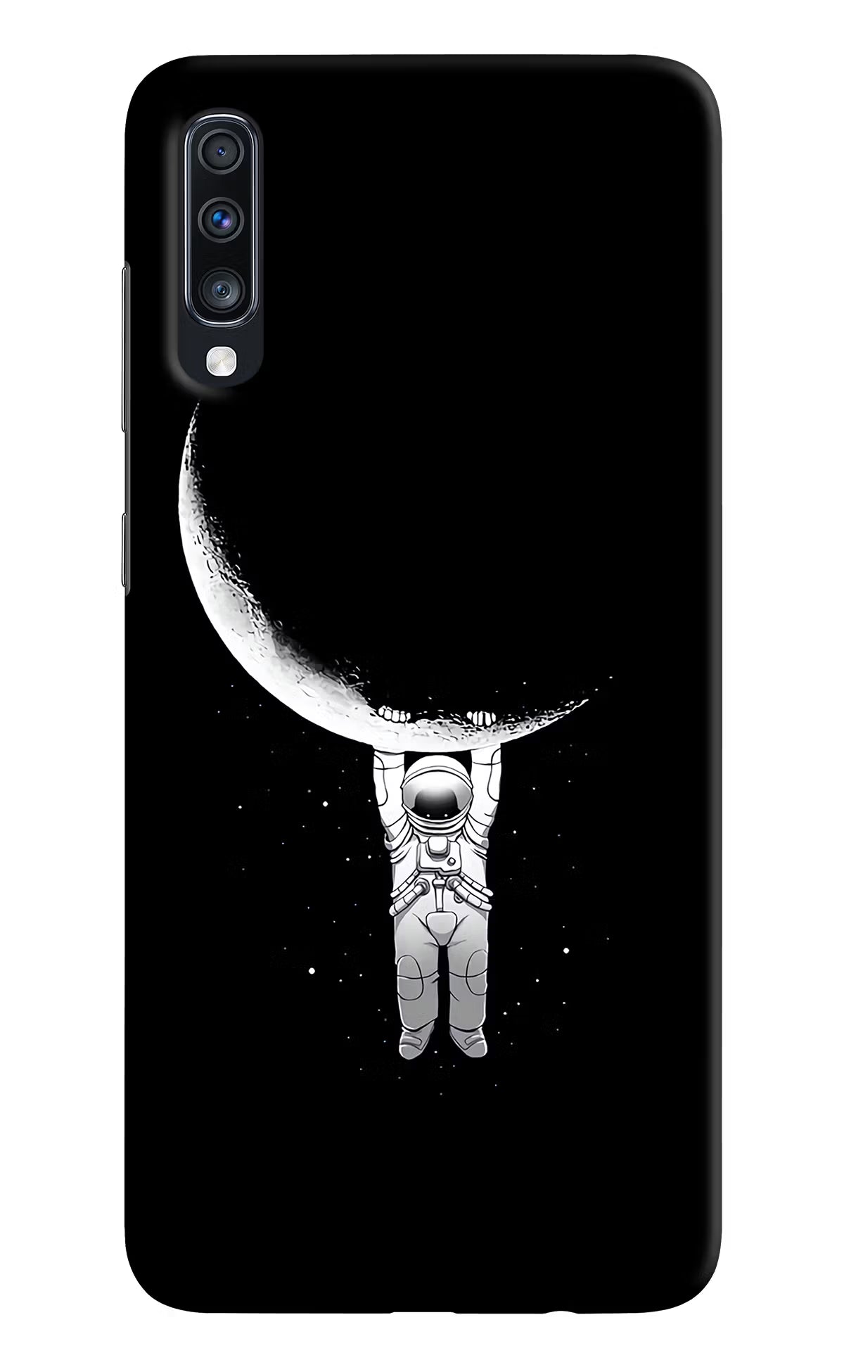 Moon Space Samsung A70 Hard Case Back Cover by Casekaro
