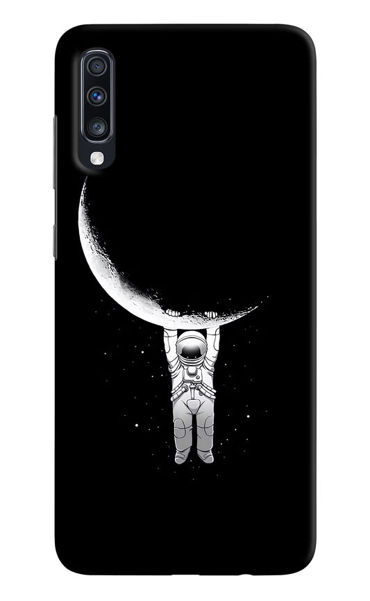 Moon Space Samsung A70 Hard Case Back Cover by Casekaro