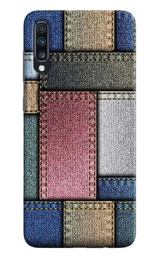 Multicolor Jeans Samsung A70 Hard Case Back Cover by Casekaro