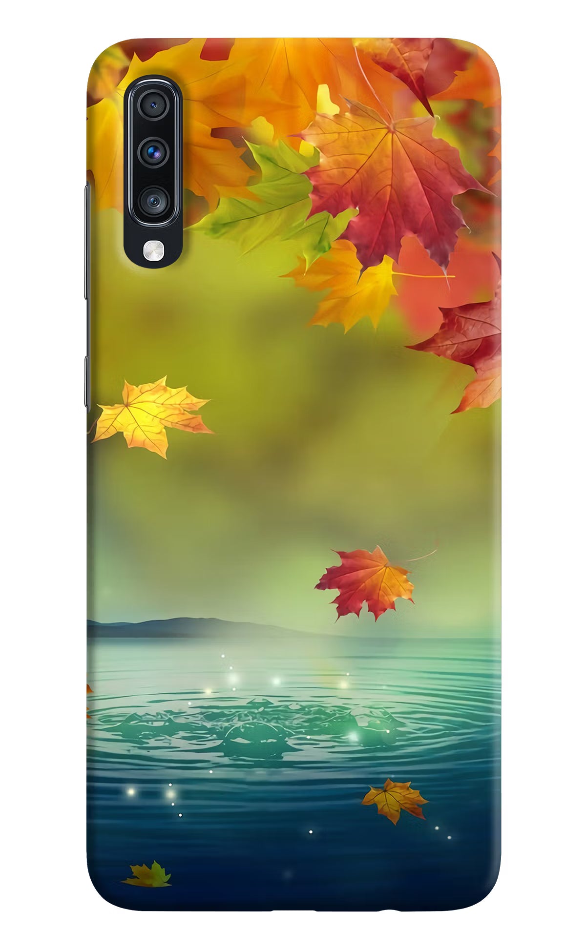 Flowers Samsung A70 Hard Case Back Cover by Casekaro