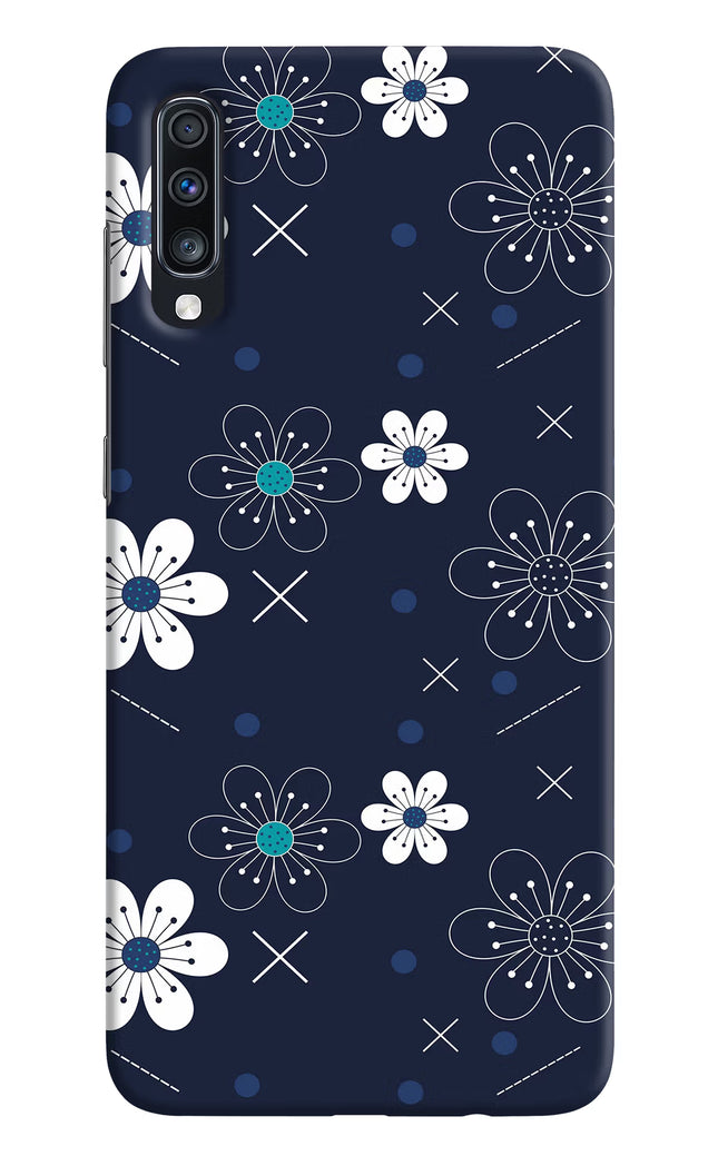 Flowers Samsung A70 Hard Case Back Cover by Casekaro