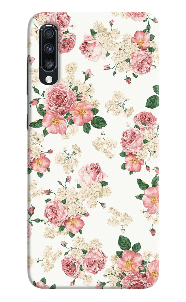 Flowers Samsung A70 Hard Case Back Cover by Casekaro