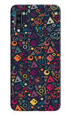 Geometric Abstract Samsung A70 Hard Case Back Cover by Casekaro