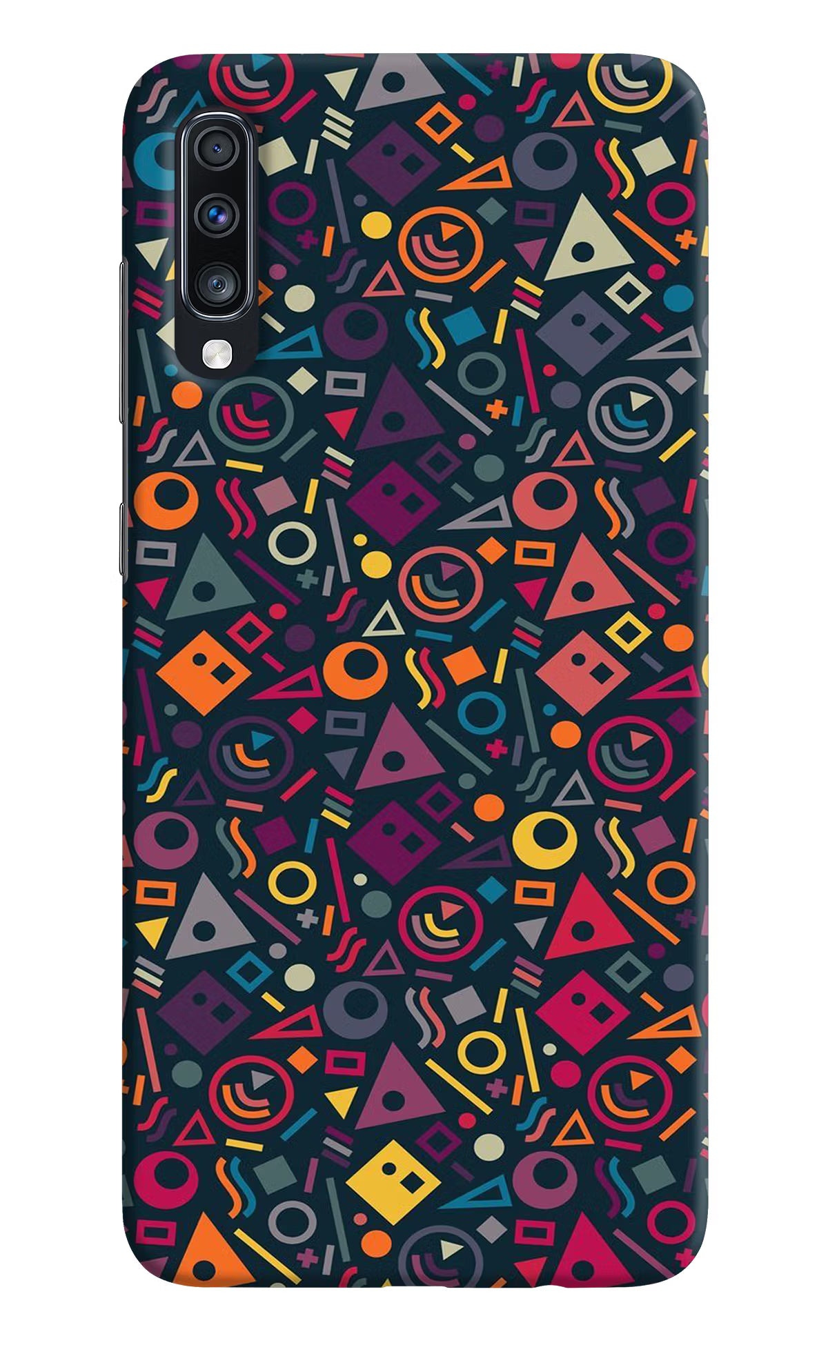 Geometric Abstract Samsung A70 Hard Case Back Cover by Casekaro