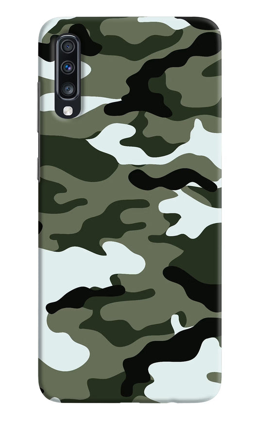 Camouflage Samsung A70 Hard Case Back Cover by Casekaro