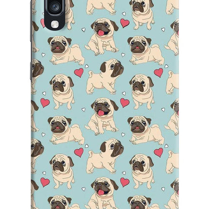 Pug Dog Samsung A70 Hard Case Back Cover by Casekaro