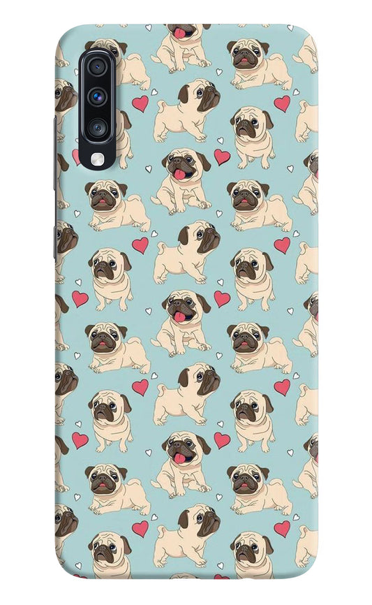 Pug Dog Samsung A70 Hard Case Back Cover by Casekaro