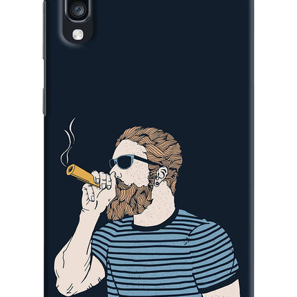 Smoking Samsung A70 Hard Case Back Cover by Casekaro