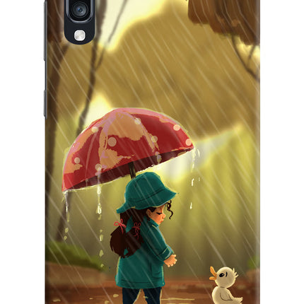 Rainy Day Samsung A70 Hard Case Back Cover by Casekaro